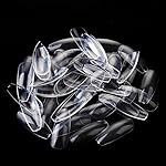 Makartt 500pcs Coffin Nails Clear Ballerina Nail Tips Full Cover Acrylic False Nails 10 Sizes- for Nail Salons and DIY Nail Art