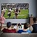 120 Inch Projector Screen, Homemaxs 16:9 HD Foldable Anti-Crease Portable Projector Screen for Home Theater Indoor Outdoor Movie Screen Support Double-Sided Projection