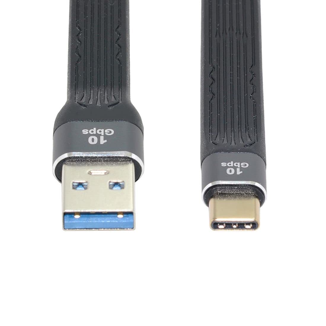 chenyang CY USB 3.0 Type A Male to USB-C USB 3.1 Type C Male Host 10Gbps Flat Slim FPC Data Cable for Laptop & Phone โ image 1