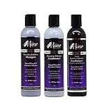 THE MANE CHOICE Easy On The Curls Detangling & Hydration Shampoo & Conditioner and Soft As Can Be 3-in-1 Conditioner ( 8 Ounces / 230 Milliliters ) - Complete Hair Treatment For Your Curls