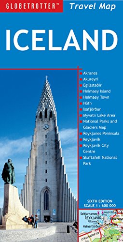 Iceland Travel Map, 6th (Globetrotter Travel Map)