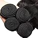 B&F Hair Brazilian Body Wave Hair 3 Bundles 16 18 20inch 100% Unprocessed Virgin Human Hair Weft Extensions Natural Color(100+/-5g)/pc