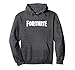 Unisex Fortnite White Logo Hoodie Small Dark Heather