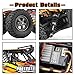 HAIBOXING 12815 RC Car 1:12 Scale 4WD Off-Road Remote Control Car 38+KM/H High Speed, 2.4 GHz All Terrain Waterproof Radio Controlled Cars with 2 Rechargeable Batteries, RTR Electric RC Trucks Hobby