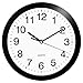 HeQiao 10 Inch Round Quartz Silent Non-Ticking Battery Operated Easy-Read Analog Clock for Home Office School