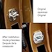 bearfire Car-styling Stainless Steel Door Lock Cover Case For INFINITI JX EX35 QX50 QX60 QX70 Q50 Q60 JX35 FX35 Accessories Car Styling (Infiniti)