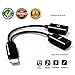 2 in 1 Lightning Adapter Splitter for iPhone X 8 8Plus 7 7Plus (Compatible with iOS 10-11), AMANDER 2 in 1 Dual Lightning Charging Audio Headset Adapters, Support Calling Function & Music Control
