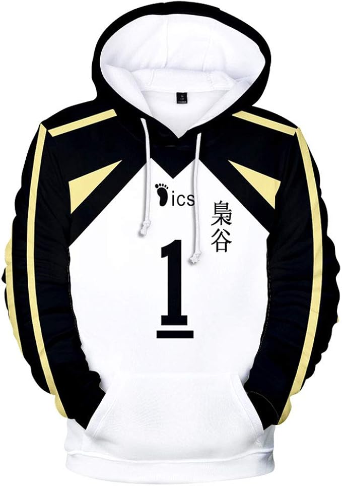 Amazon ハイキュー パーカー メンズ 親子服 子供服 音駒高校のキャラクター番号 シリーズ 日常着トレーナーパーカー おしゃれトップス 大人 子供お揃い おおきいサイズ ジャージ カジュアル スポーツ プルオーバ フード付き 人気アニメ漫画服 記念シャツ ギフト