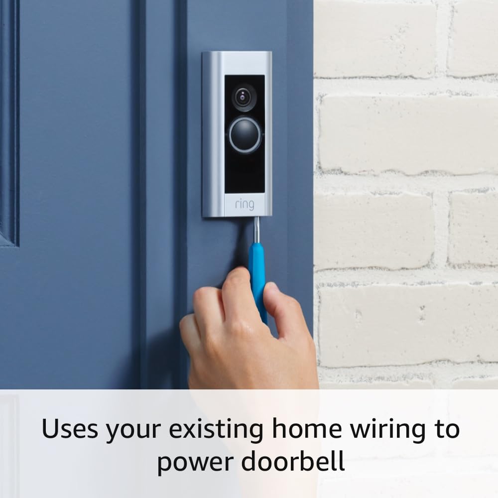 Ring Wired Doorbell Plus - Upgraded, with added security features and a sleek design (existing doorbell wiring required) - View 4