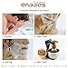 Shaving Set, Anbbas 4in1 Pure Badger Hair Shaving Brush Solid Manchurian Ash Wood Handle,Black Broken-Resistant Acrylic Shaving Stand,Stainless Steel Shaving Bowl Dia 3.2 inch and Goat Milk Soap 100g