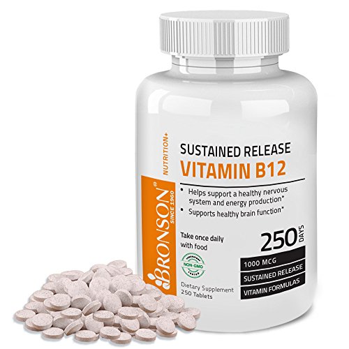 Bronson vitamin b12 sustained release non-gmo premium f…
