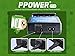 Ppower Pbe 12 packs of 700mAh 3.7v Cr123a Rechargeable Battery + PPOWER 4 Slots 3.7V Li-ion charger (PI4) + Battery boxes (12X) CE Certified for Arlo Camera, Reolink Argus, Keen, etc