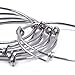 ZX Jewelry 10pcs Womens Expandable Blank Bangle Bracelet for Jewelry DIY Making 2 Colors