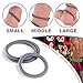 Silicone Cock Ring Penis Ring for Men Stronger Erections, Super Soft Dick Loops Set for Couples Lover Extra Stimulation Sex Toy Sexual Gift (3 in 1 - Grey)