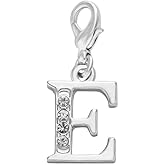 SENFAI 26 Alphabet English Letters Crystal First Initial Name Charms for Bracelet,Necklace,Zipper Puller