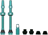 Muc-Off Tubeless Valves V2 7075 Aluminium Presta Turquoise 44mm