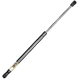 Trash chute hydraulic closer door parts. 17 inch extended gas piston closure for bottom hinged garbage & laundry intake doors