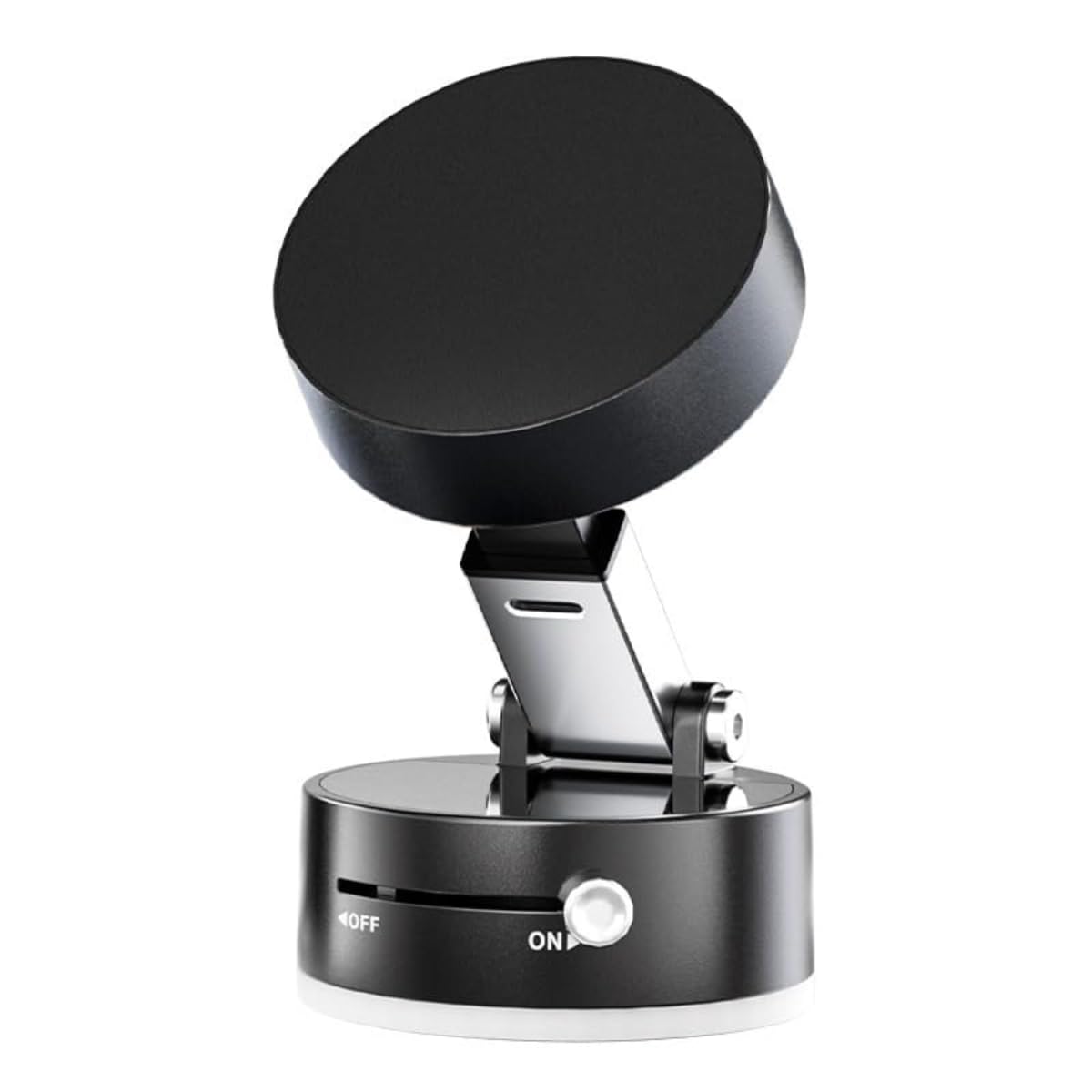 Photo 1 of 2025 New vacuum magnetic phone holder, foldable and retractable double-sided stand, suitable for various scenes car, living room, bedroom, bathroom, compatible with all smartphone models (black)