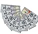 Million Dollars, 25 Bills of Best Real Looking Play Money, Real Size Real Rich Full Color, The #1 Play Money for Education, Props, Gifts & Fun