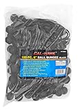 100-pc. 6" Ball Bungee Cords - Black