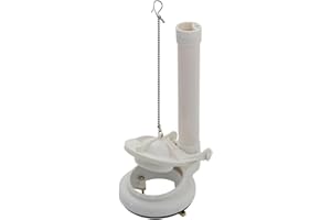 Nereusfwater Toilet Flush Valve Replacement Kit, Universally for 3-Inch One-Piece Toilets, Includes Chain & Rubber Seal, Compatible with TOTO, American Standard, and Other WC Tank Repair Parts