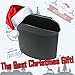 K Car Garbage Can Hanging Recycle Bin is Universal Best Auto Trash Bag for Litter (Black)