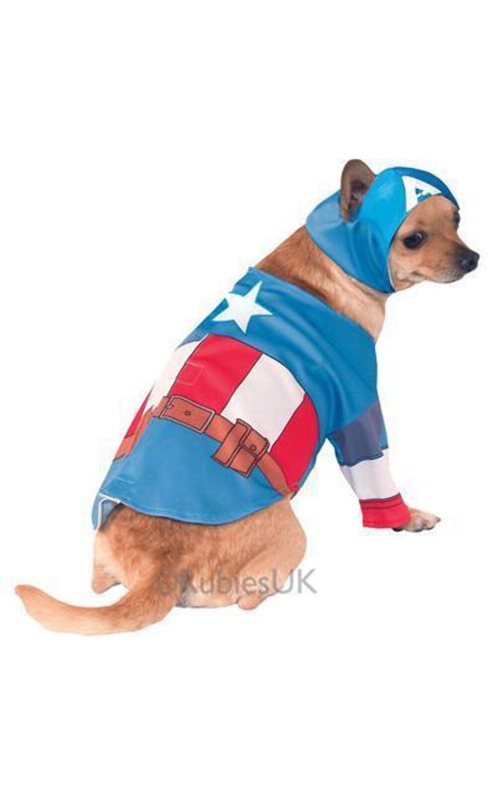 Rubies Official Pet Dog Costume, Captain America - Large Halloween Halloween