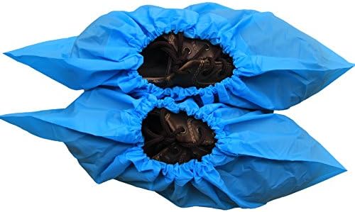 ForClean Super Non-Slip Disposable Polyethylene Boot &amp; Shoe Covers,Waterproof,Durable,Bigger LG Size,50pieces/pack