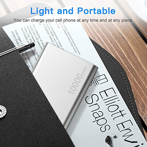 image for Eui External Battery,2 USB Outputs Portable Charger Power Bank with Ty