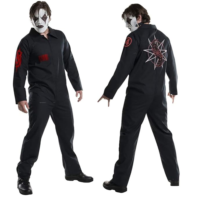 S Charma 19 Halloween Men Costume Skull Band Clothes Cosplay One Piece Slipknot Stage Jumpsuit Suits Blazers Men S Clothing
