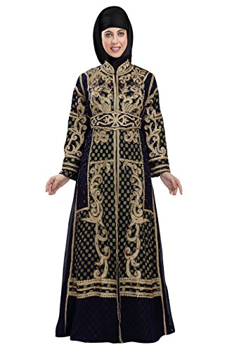 Beautiful Dubai Abaya Maghribi Khaleeji Thobe Kaftan Dress