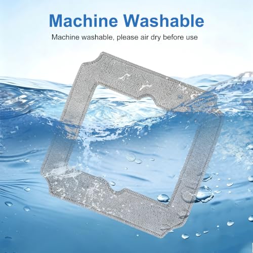 10 Pieces Mop Replacement for Ecovacs Winbot Mini 2 Cloth Kit | Microfibre Cleaning Robot Cleaning Cloth for Ecovacs Winbot Mini 2 Accessories