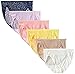 Fruit of the Loom Women's 6 Pack All Over Lace Hi-Cut Panties, Assorted, 9