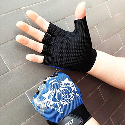 Sale! Teresamoon Antiskid Cycling Bike Gym Fitness Sports Breathable Wolf Head Gloves - Thumbnail 6