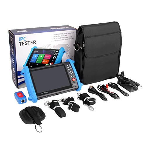 Cctv Security Camera Hdmi Monitor Tester, IPC Ethernet Cable Speed Test Touch Screen & 16G TF Card, Retina Display Lan Poe IP Video &TVI/CVI/TVI/ Analog Signal Professional System Installation Tools - Thumbnail 6