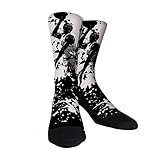 Jordan Black and White, X-Large, Just Sockz Unisex