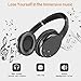 Active Noise Cancelling Headphones, Bluetooth Headphones with Microphone Hi-Fi Deep Bass Wireless Headphones Over Ear for All 3.5 mm Jack Devicesthumb 1