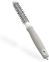 Olivia Garden Expert Blowout Shine Ceramic Round Brush 15 White Grey