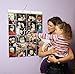 Thinking Gifts Picture Pockets Photo Hanging Display, 40 photos in 20 pockets, Large, Clear, 1 unit (PPL )