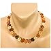 Hawaiian Plumeria Flower Koa and Mahogany Wood Necklace