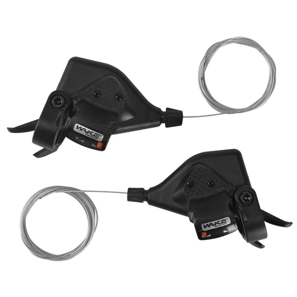 CYSKY Bike Shifters 3x8 Speed Bicycle Gear Shifters Set Visible Optical Gear Display Indicator With Gear Cables Mountain Bike MTB Bicycle Shift Combo 1 Pair