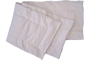 Intrepid International Cotton Pillow Wraps Set of 2 - White - Premium Equine Leg Wraps for Ultimate Horse Comfort and Protection