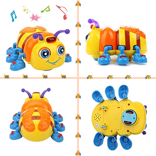 LUKAT Musical Baby Toy Toddlers, Crawling and Singing Bee Toys
