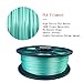 SunTop PLA 3D Printing Filament 1.75mm Silk Green, Rohs Compliance, 1 kg (2.2lbs) Spool, Dimensional Accuracy +/- 0.03 mm