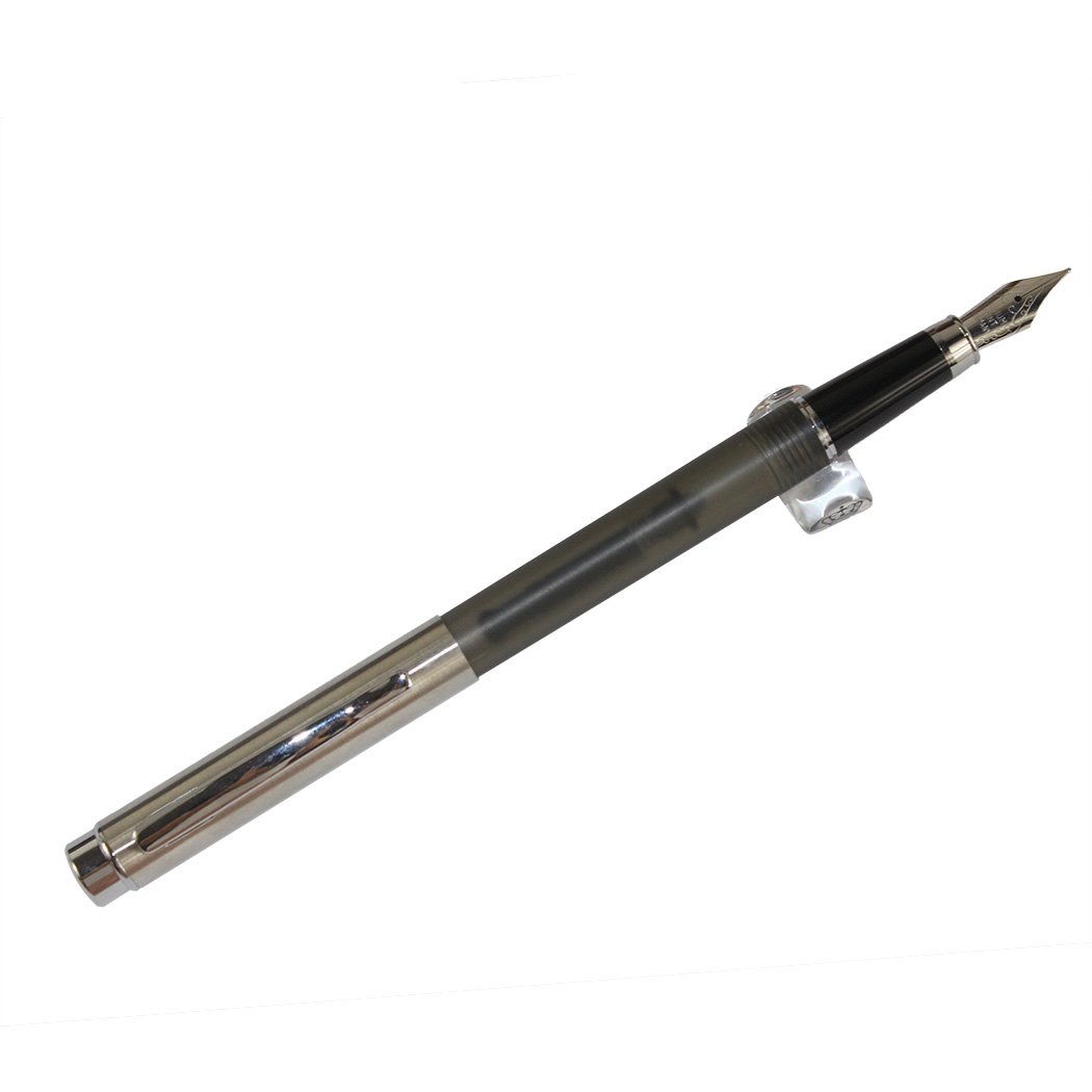 Gullor Elegant Medium Nib Smooth Fountain Pen with a Gift Box - Grey