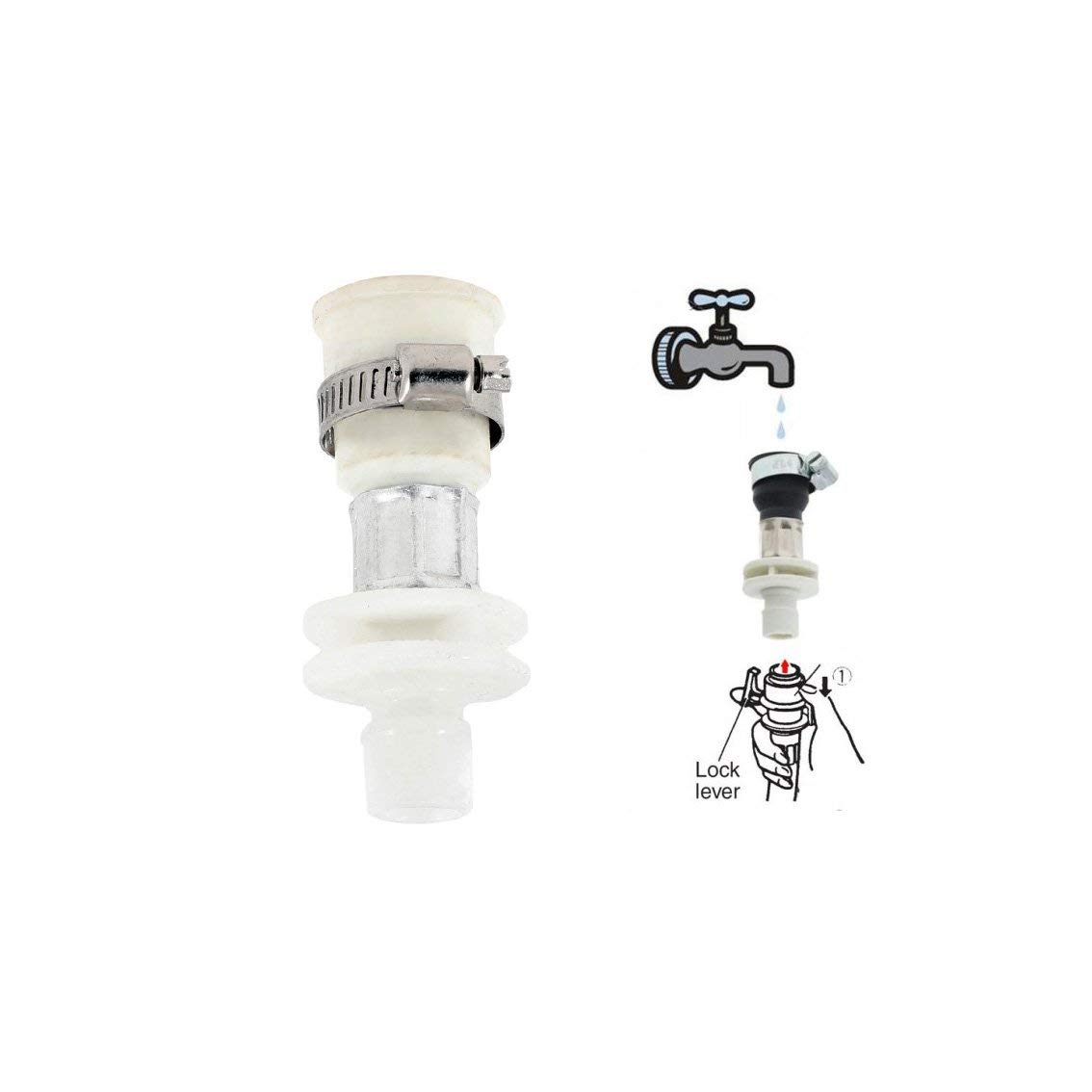 NEW WARE Washing Machine Inlet Hose Faucet Water Tap Adapter Connector