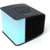 Evapolar Evaporative Air Cooler - Portable AC Unit Evasmart, Dark Grey | Small Personal Air Conditioner for Desk, Office, Camping and Tent, Mini Cooling Fan, Alexa and Smart Home Support