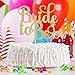 Bride To Be Cake Topper for Bachelorette Party Wedding Engagement Bridal Shower Party Decoration Supplies（Gold）