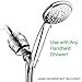 HotelSpa 1126 Universal High Performance Shower Filter with Replaceable 2 Stage KDF/CAG Cartridge, Chrome Finish