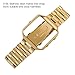 Fitbit Blaze Band,VIGOSS Women Men Fitbit Blaze Accessories Band with Metal Frame, Stainless Steel Replacement Strap for Men or Women Fitbit Blaze Fitness Smartwatch­ (Metal Gold+Frame)